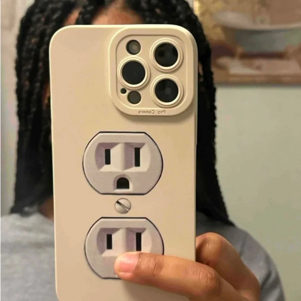 Socket Pattern Phone Case - Picture 2 of 4
